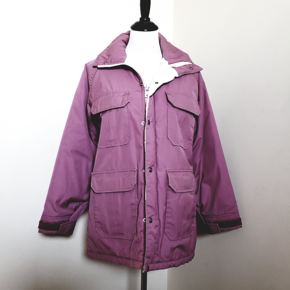 Vintage the Woolrich Woman Jacket Cotton Blend Made in USA